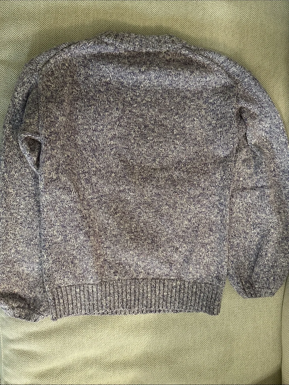 J. Crew women’s Marled Blue-Grey Crewneck Sweater